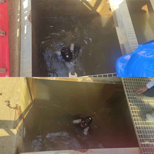 خدمات غواصی و تعویض Nut کولینگ تاور پاد جم