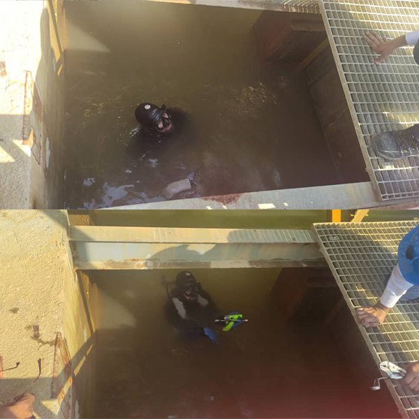 خدمات غواصی و تعویض Nut کولینگ تاور پاد جم